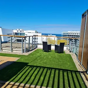 Apartamentyprzymorzu Olympic Park Z Prywatnym Tarasem Z Widokiem Na Morze Kolberg